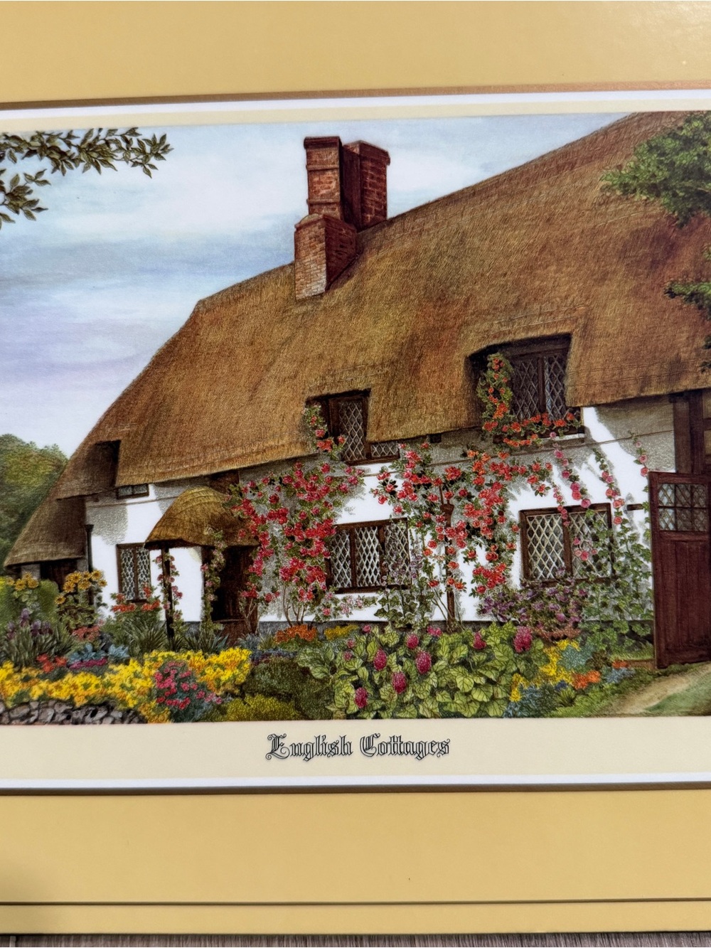 RARE PIMPERNEL TRADITION Set of 6 ENGLISH COTTAGES PLACE MATS 9X12”NEW In BOX UK - Picture 2 of 15